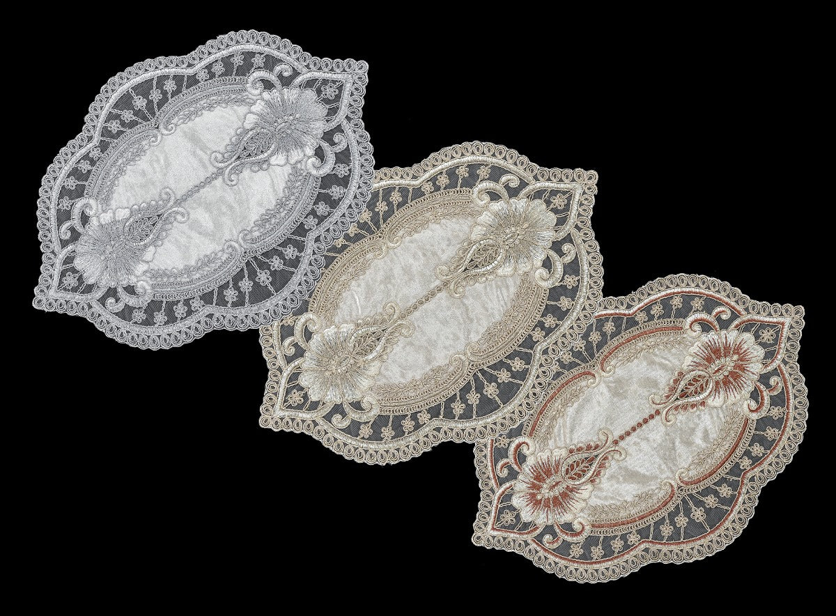 Catania Heavy Crushed Velvet Table Runner & Placemat