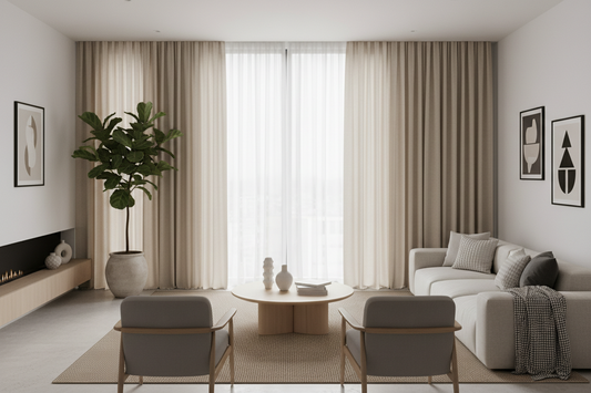 Noise reducing curtains