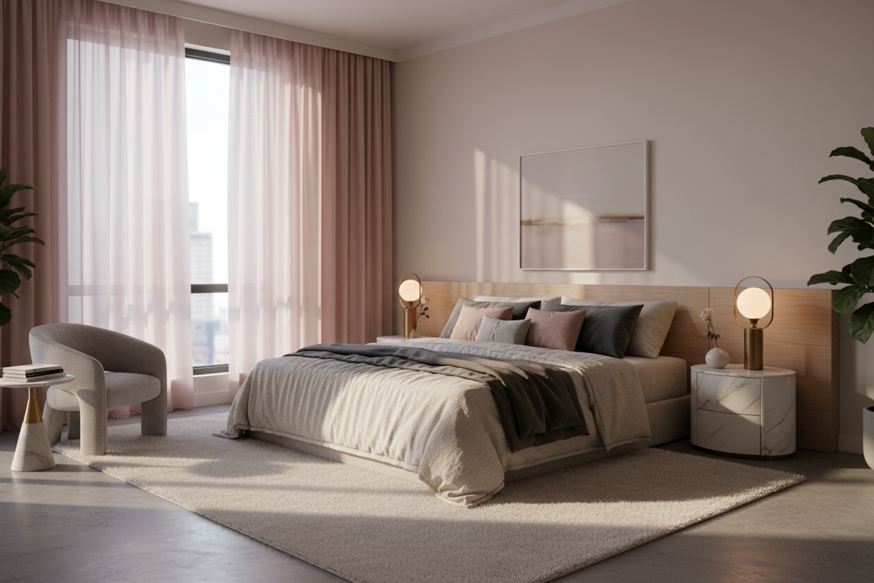 Pink Curtains for Bedroom & Living Room | Soft, Elegant & Modern Styles