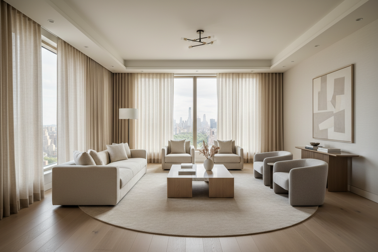 Beige Curtains for Living Room & Bedroom | Neutral, Luxury & Blackout Styles