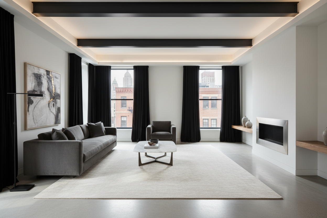 Black Curtains for Living Room & Bedroom | Modern & Blackout Styles