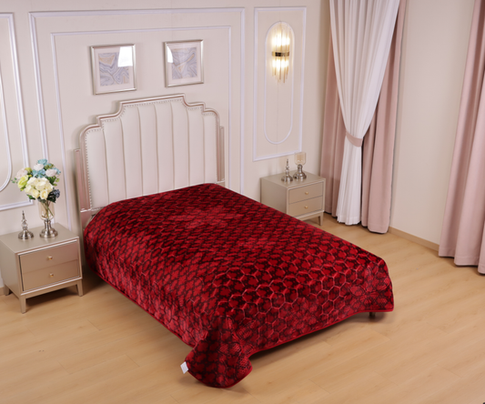 1 Ply Flower Luxury Weighted Blanket – Soft, Warm & Stylish - Stylish Curtains