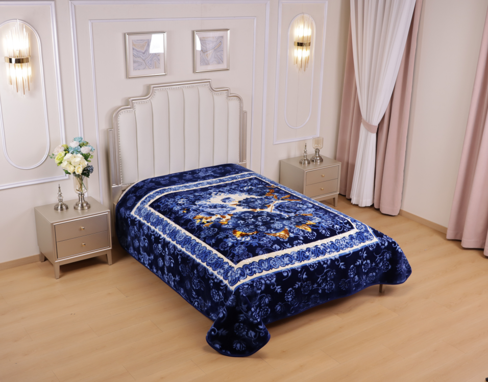 1 Ply Flower Luxury Weighted Blanket – Soft, Warm & Stylish