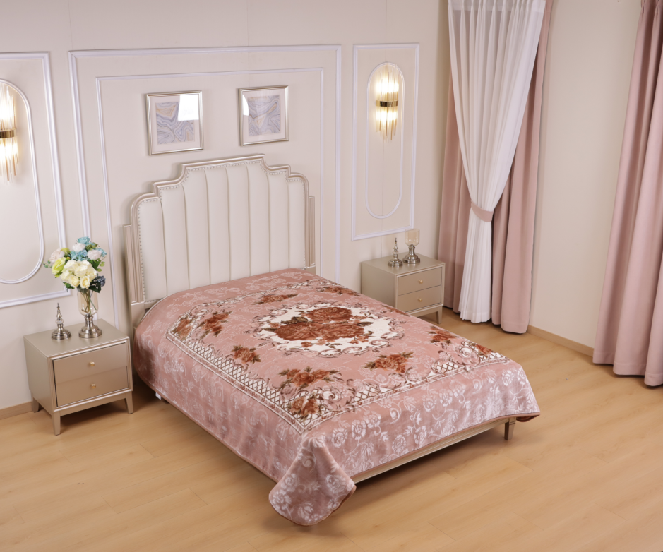 1 Ply Flower Luxury Weighted Blanket – Soft, Warm & Stylish