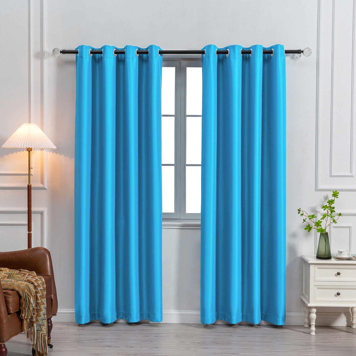 Payton Solid Color Blackout Grommet Curtain Panel | Light Blocking, Energy Efficient & Noise Reducing - Stylish Curtains