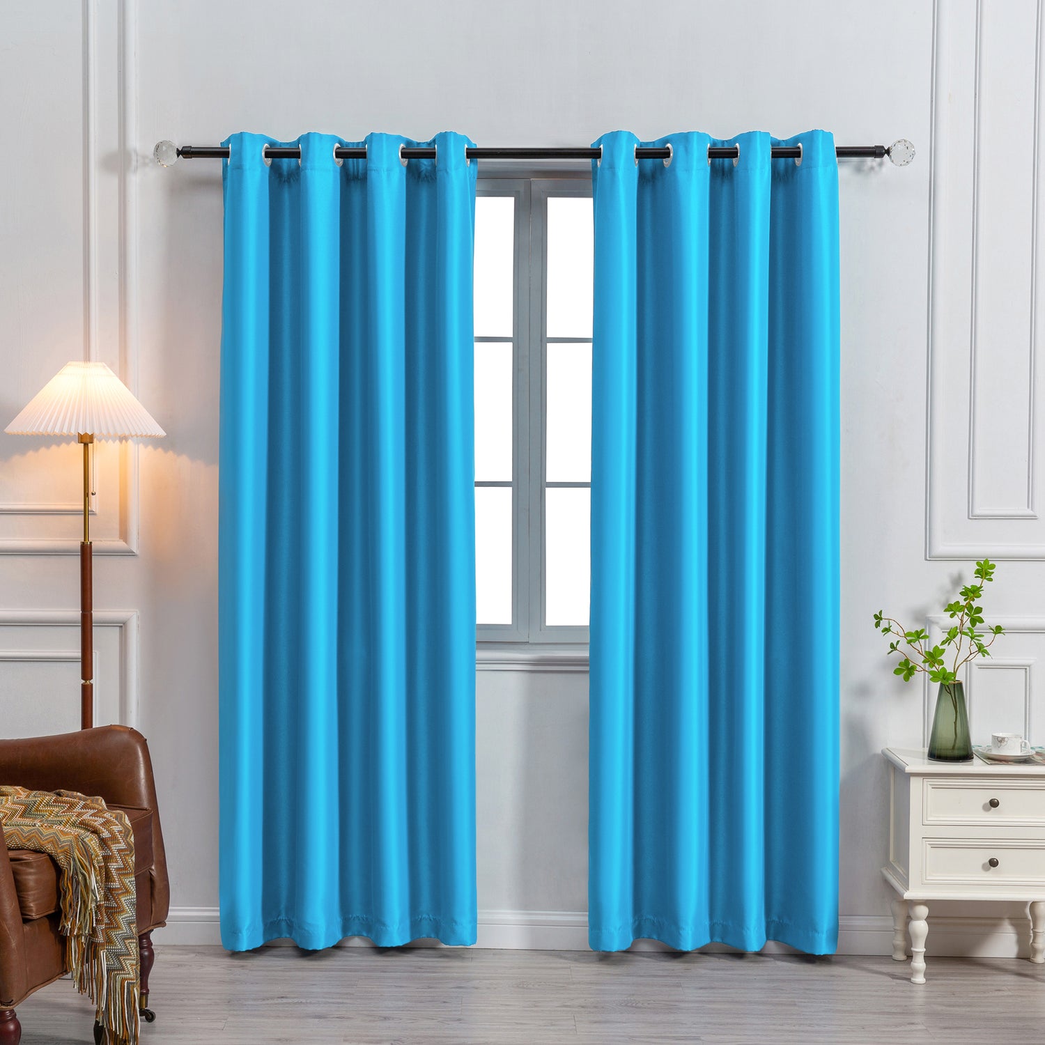 Payton Solid Color Blackout Grommet Curtain Panel | Light Blocking, Energy Efficient & Noise Reducing - Stylish Curtains