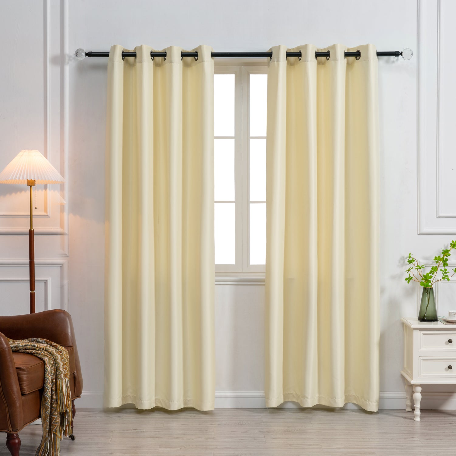 Payton Solid Color Blackout Grommet Curtain Panel | Light Blocking, Energy Efficient & Noise Reducing - Stylish Curtains