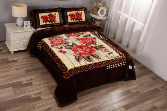 King Size 3-Piece Ultra-Soft Heavyweight Blanket Set – Premium Winter Collection - Stylish Curtains