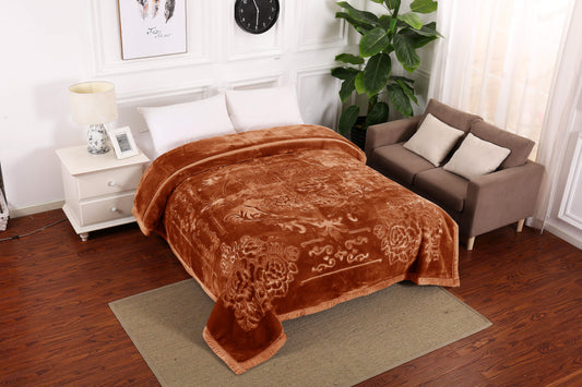 6KG 2 Ply Solid King 2025 Luxury Blanket – Ultra Soft, Heavy & Warm - Stylish Curtains