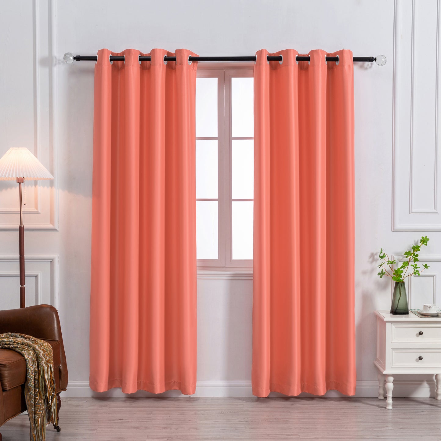 Payton Solid Color Blackout Grommet Curtain Panel | Light Blocking, Energy Efficient & Noise Reducing - Stylish Curtains