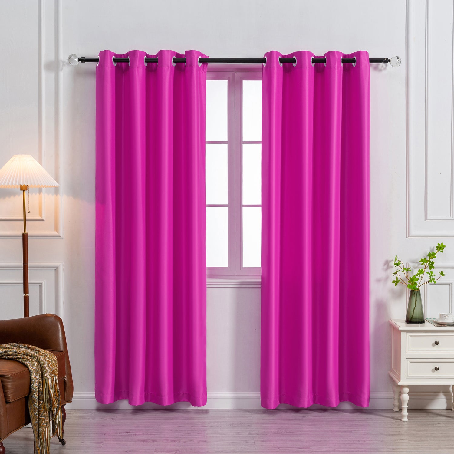 Payton Solid Color Blackout Grommet Curtain Panel | Light Blocking, Energy Efficient & Noise Reducing - Stylish Curtains