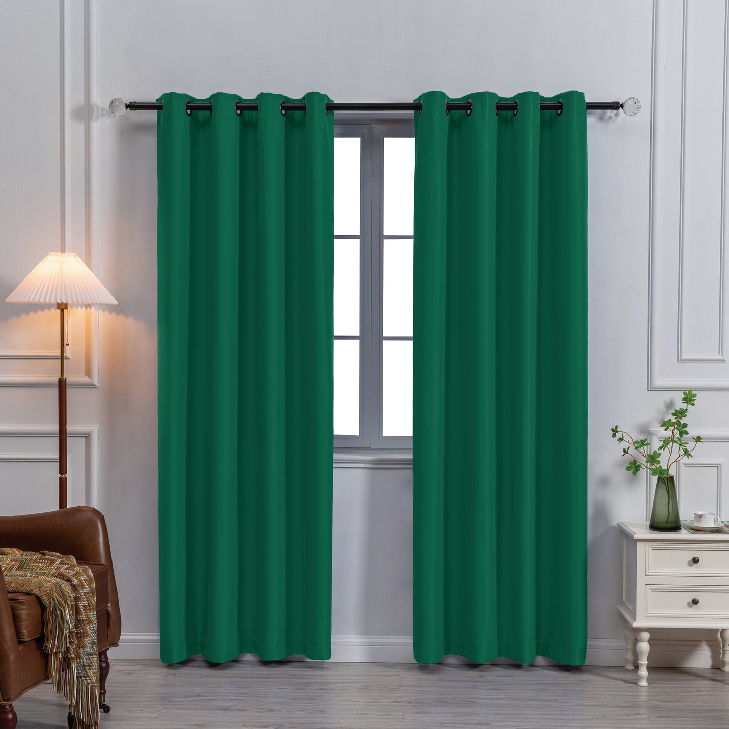 Payton Solid Color Blackout Grommet Curtain Panel | Light Blocking, Energy Efficient & Noise Reducing - Stylish Curtains