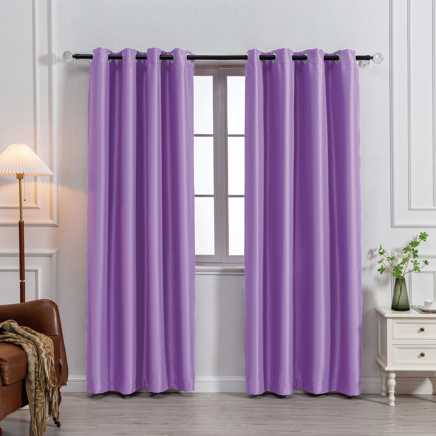 Payton Solid Color Blackout Grommet Curtain Panel | Light Blocking, Energy Efficient & Noise Reducing - Stylish Curtains