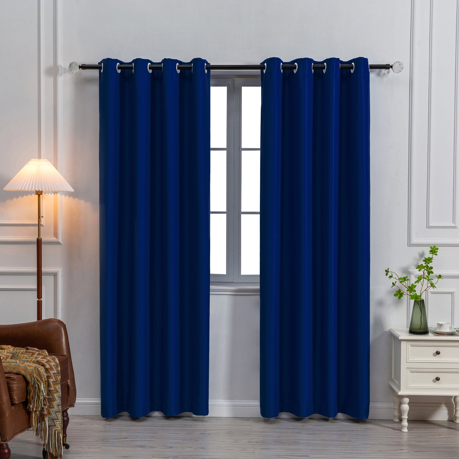 Payton Solid Color Blackout Grommet Curtain Panel | Light Blocking, Energy Efficient & Noise Reducing - Stylish Curtains