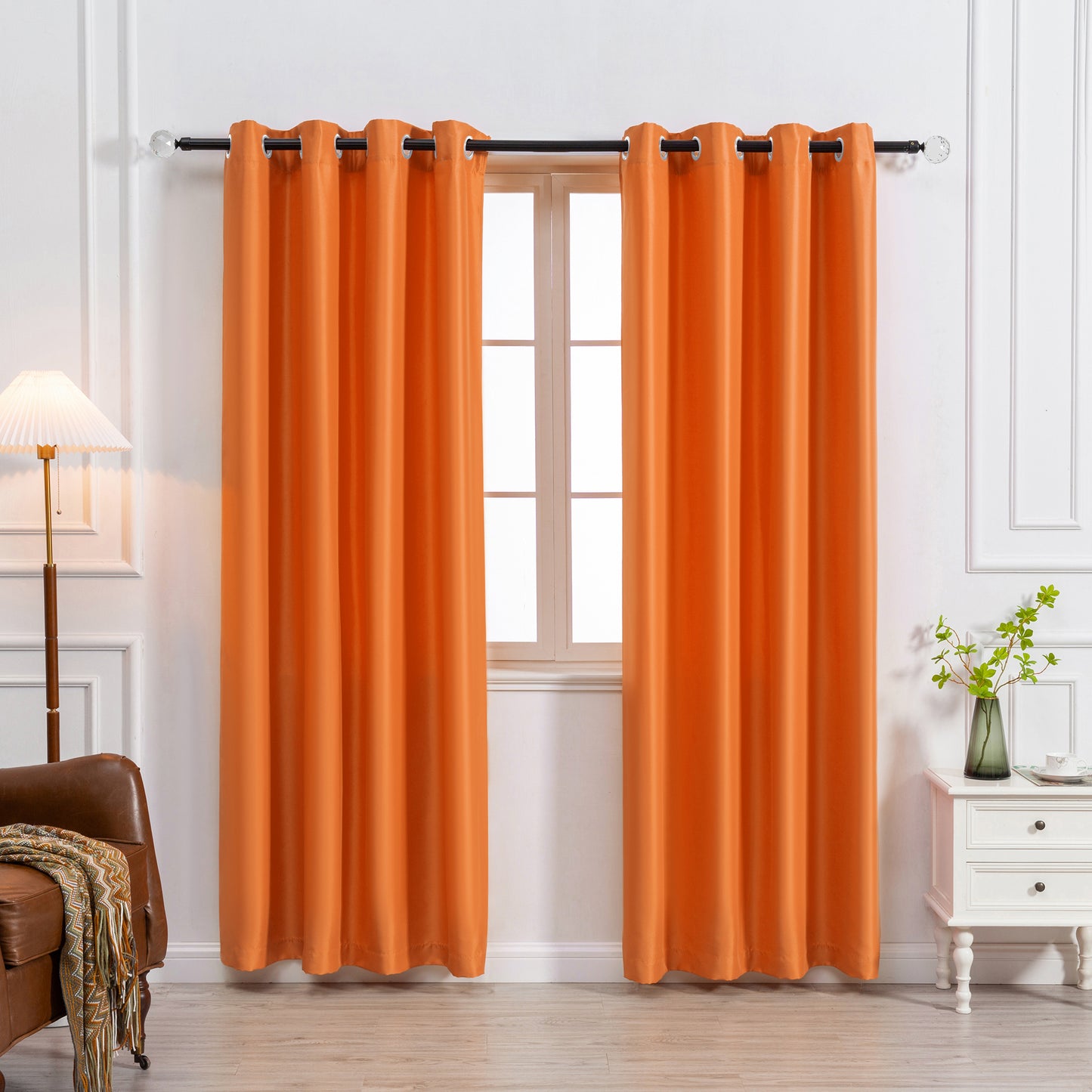 Payton Solid Color Blackout Grommet Curtain Panel | Light Blocking, Energy Efficient & Noise Reducing - Stylish Curtains