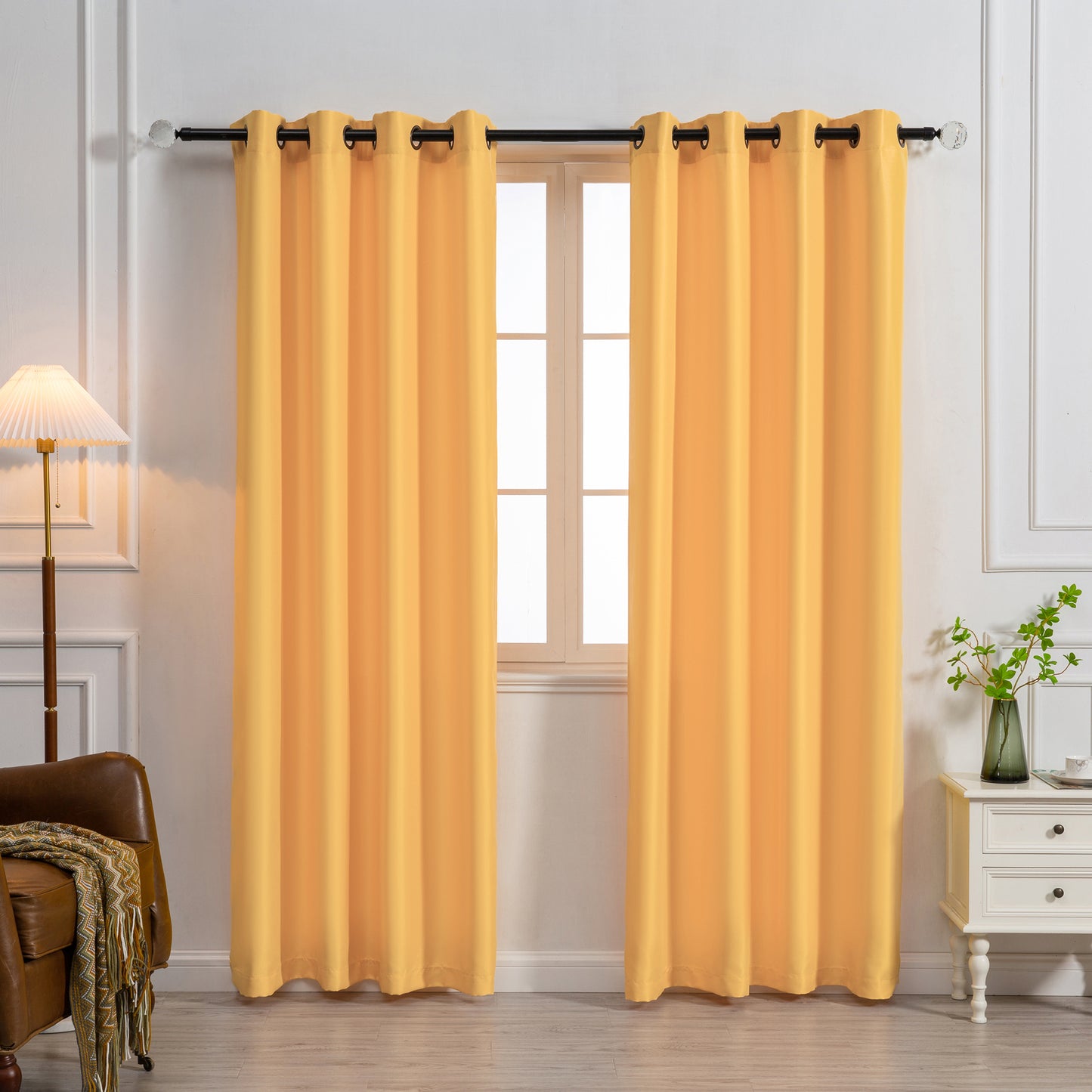 Payton Solid Color Blackout Grommet Curtain Panel | Light Blocking, Energy Efficient & Noise Reducing - Stylish Curtains