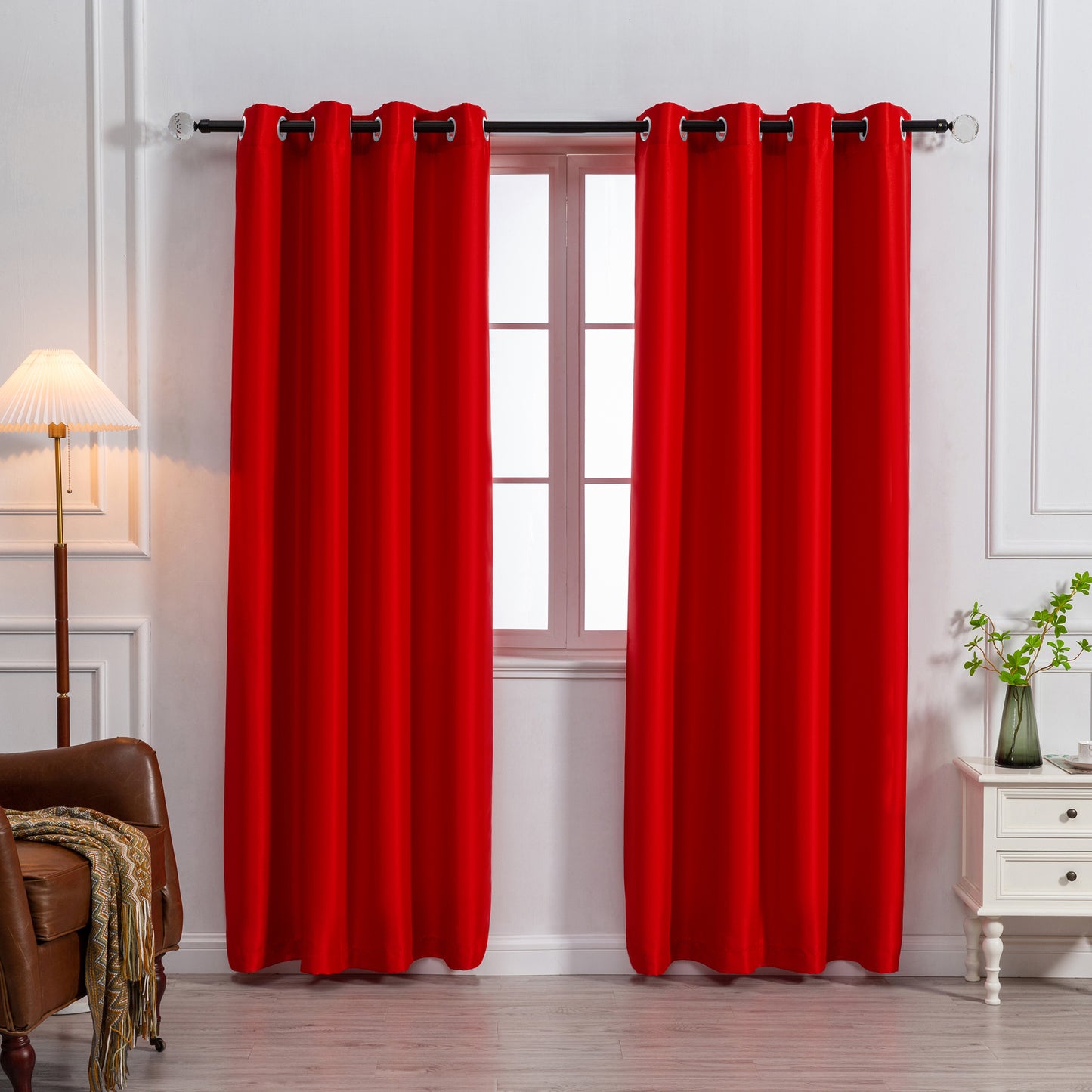 Payton Solid Color Blackout Grommet Curtain Panel | Light Blocking, Energy Efficient & Noise Reducing - Stylish Curtains
