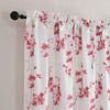 Regency Blossom Printed Rod Pocket Curtain Panel 50 x 84 Inch - Stylish Curtains