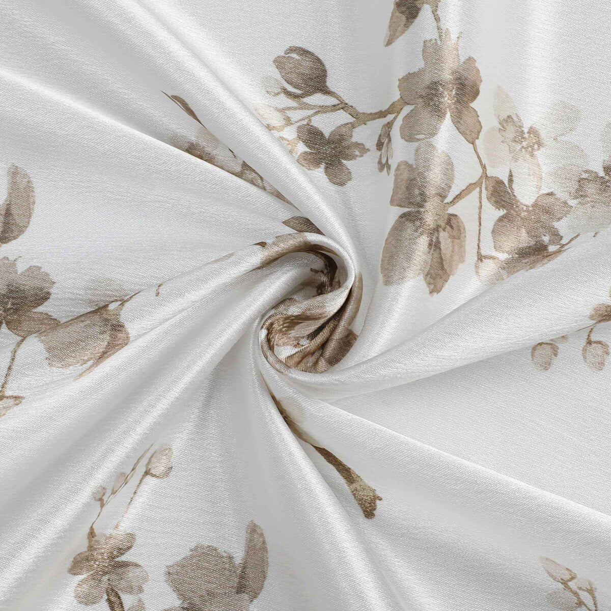 Regency Blossom Printed Rod Pocket Curtain Panel 50 x 84 Inch - Stylish Curtains