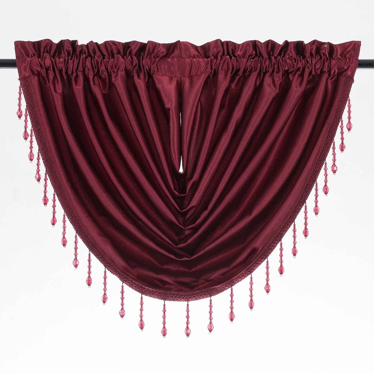 Regency 55 x 37 Inch Rod Pocket Waterfall Valance