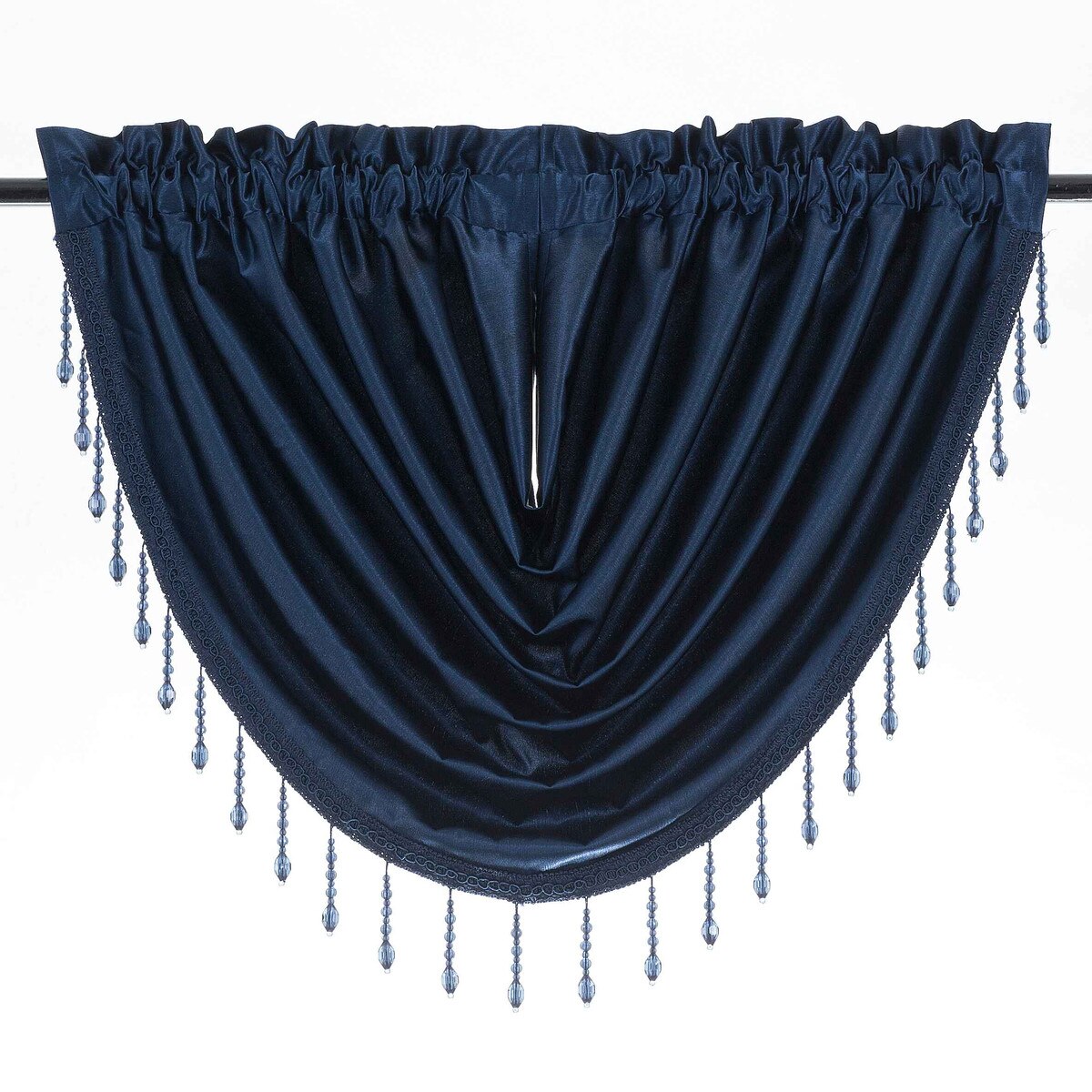 Regency 55 x 37 Inch Rod Pocket Waterfall Valance