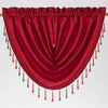 Regency 55 x 37 Inch Rod Pocket Waterfall Valance - Stylish Curtains