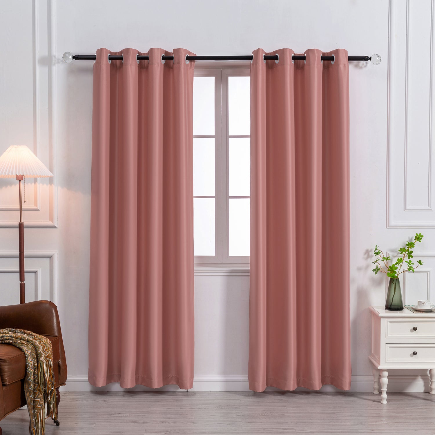 Payton Solid Color Blackout Grommet Curtain Panel | Light Blocking, Energy Efficient & Noise Reducing - Stylish Curtains