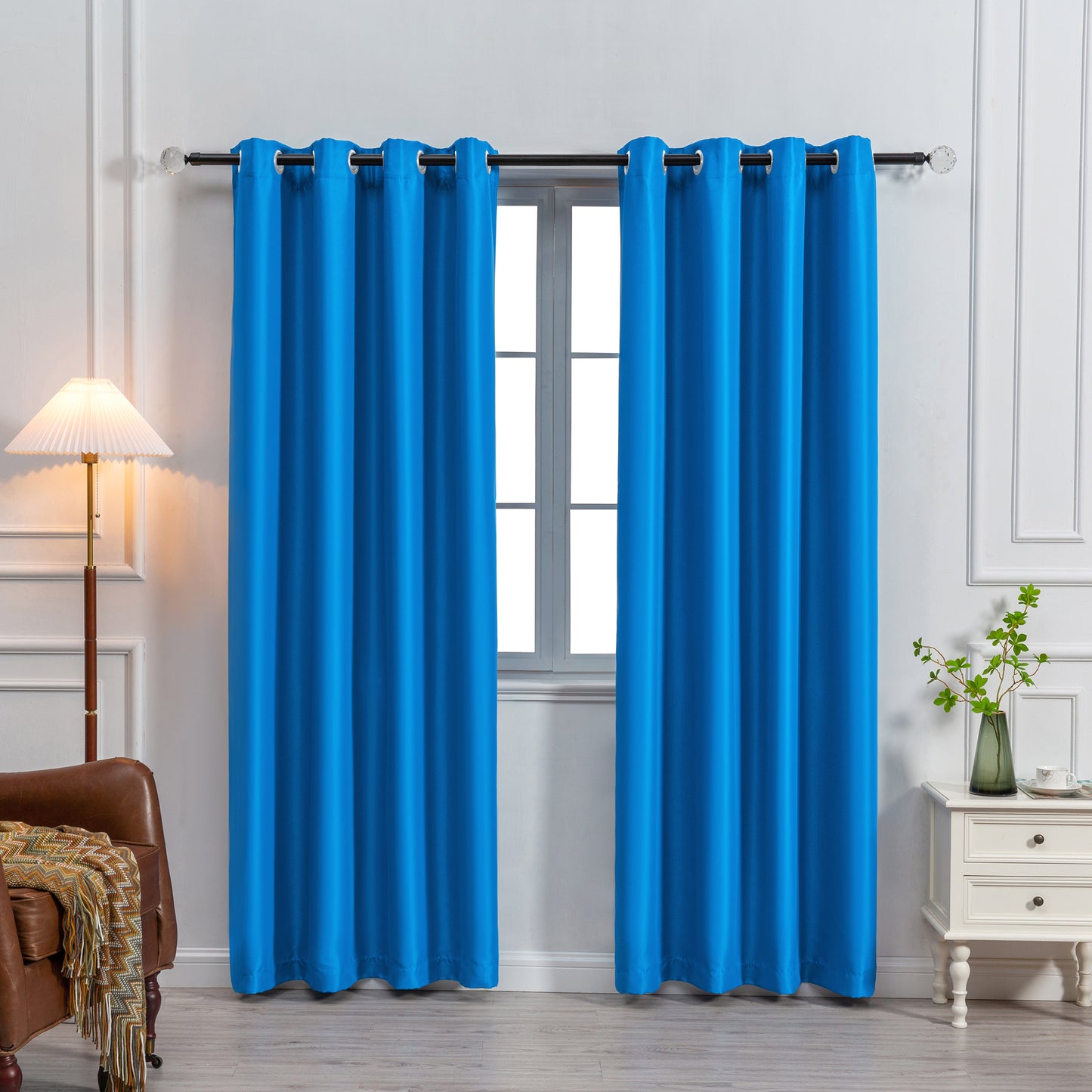 Payton Solid Color Blackout Grommet Curtain Panel | Light Blocking, Energy Efficient & Noise Reducing - Stylish Curtains
