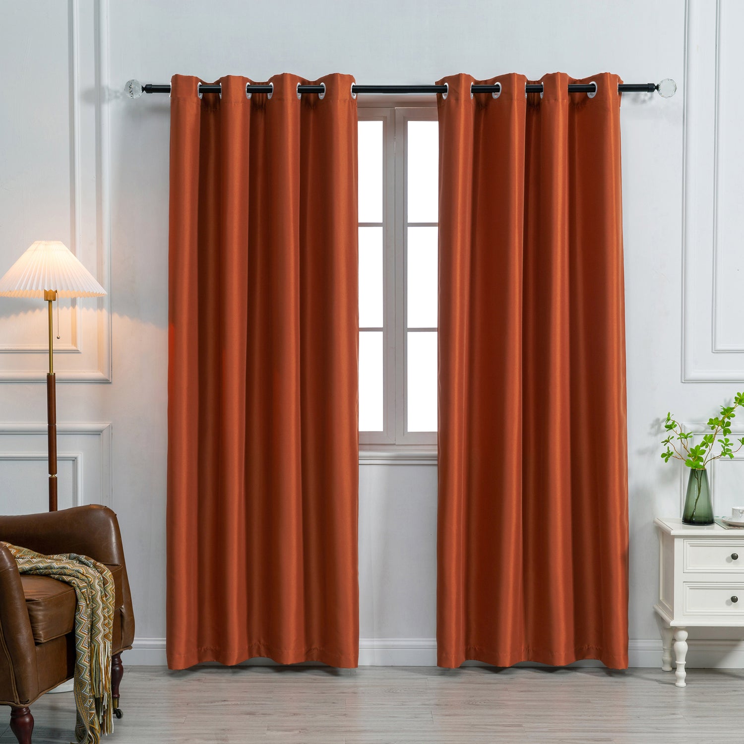 Payton Solid Color Blackout Grommet Curtain Panel | Light Blocking, Energy Efficient & Noise Reducing - Stylish Curtains