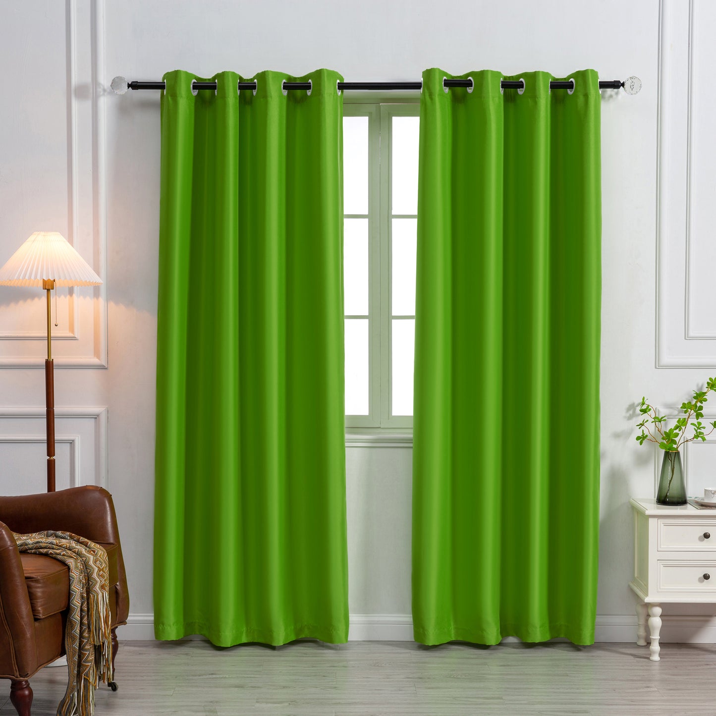 Payton Solid Color Blackout Grommet Curtain Panel | Light Blocking, Energy Efficient & Noise Reducing - Stylish Curtains