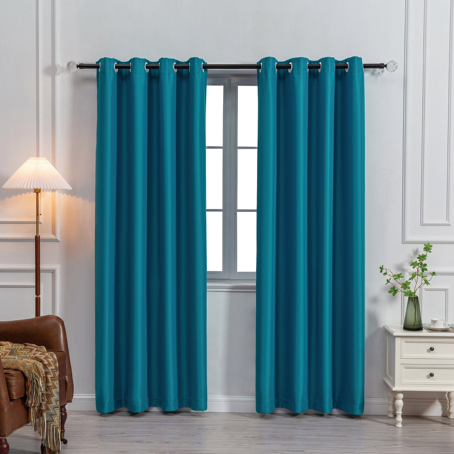 Payton Solid Color Blackout Grommet Curtain Panel | Light Blocking, Energy Efficient & Noise Reducing - Stylish Curtains