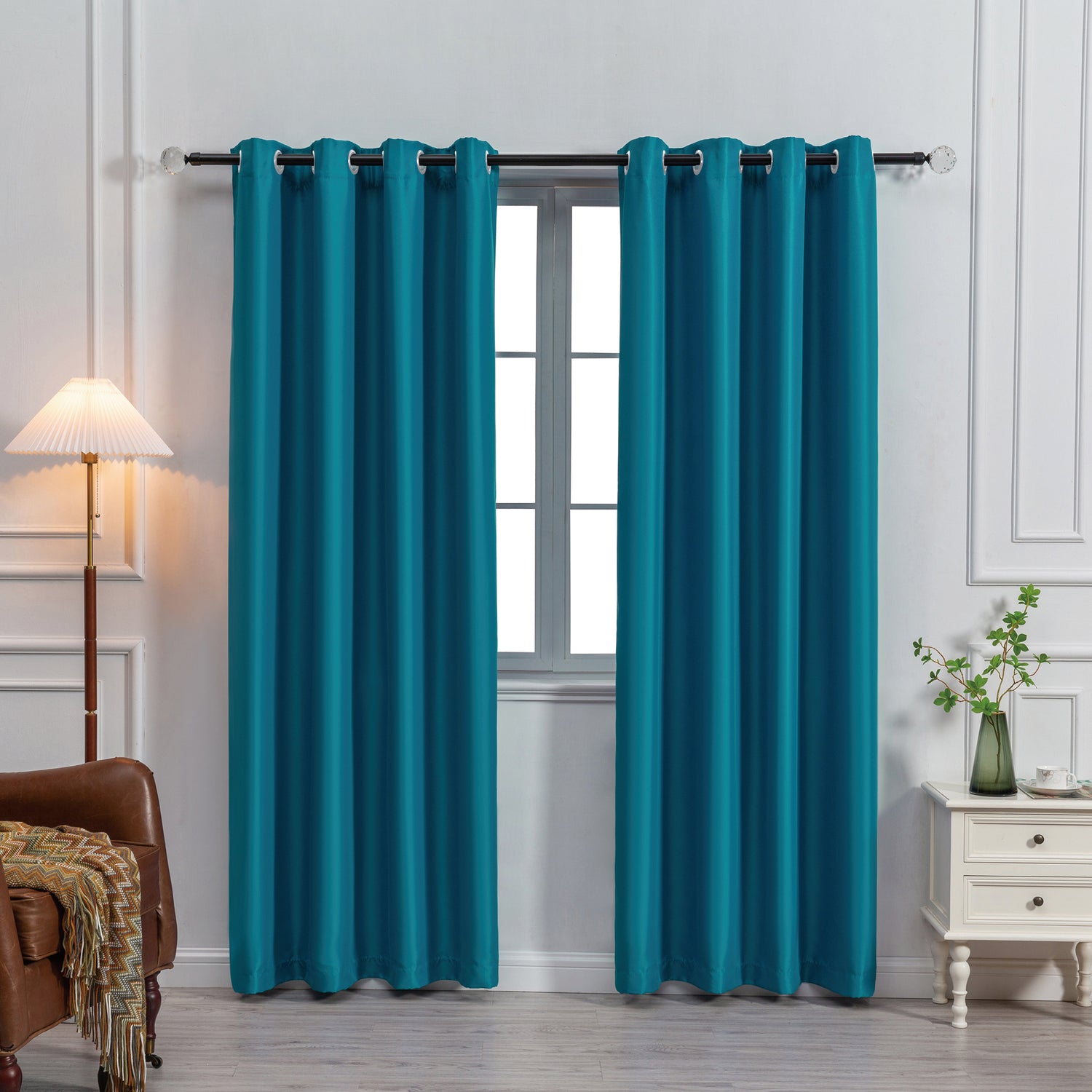 Payton Solid Color Blackout Grommet Curtain Panel | Light Blocking, Energy Efficient & Noise Reducing - Stylish Curtains