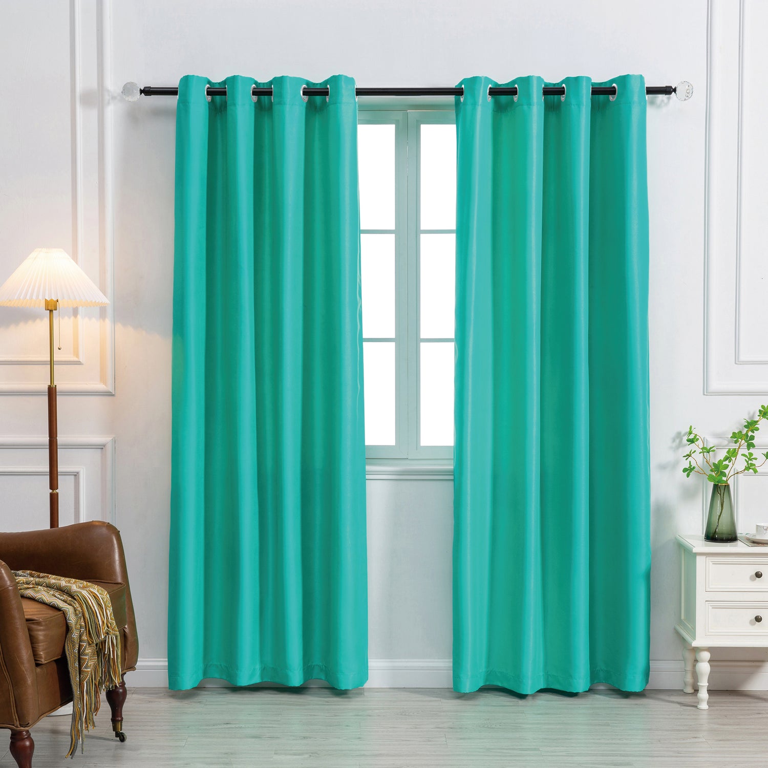 Payton Solid Color Blackout Grommet Curtain Panel | Light Blocking, Energy Efficient & Noise Reducing - Stylish Curtains