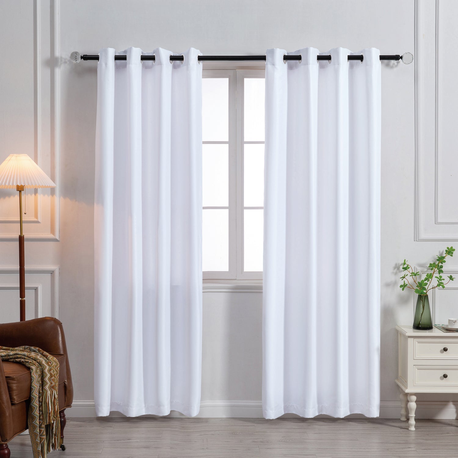 Payton Solid Color Blackout Grommet Curtain Panel | Light Blocking, Energy Efficient & Noise Reducing - Stylish Curtains