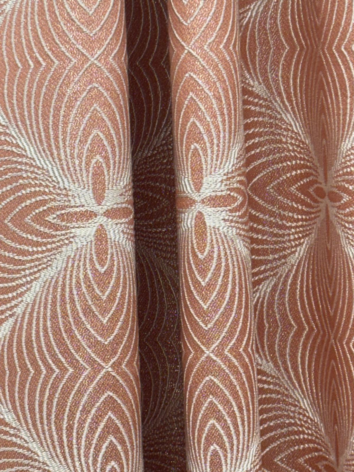 Margo 7-Piece Luxury Curtain Set With Sariyah Center Panel & Backing – Blush