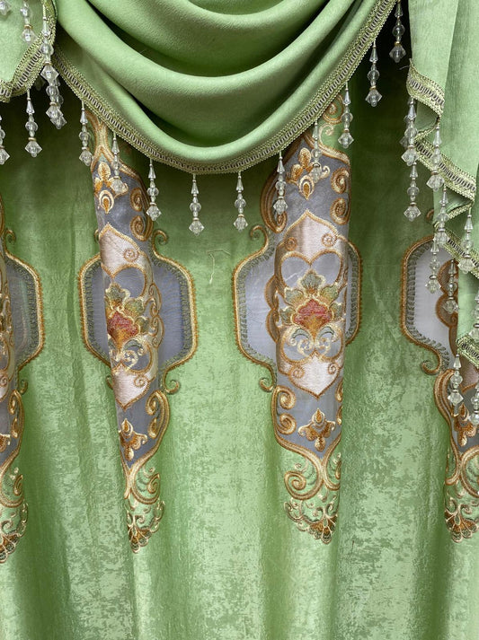 modern grommet curtains sage green living room