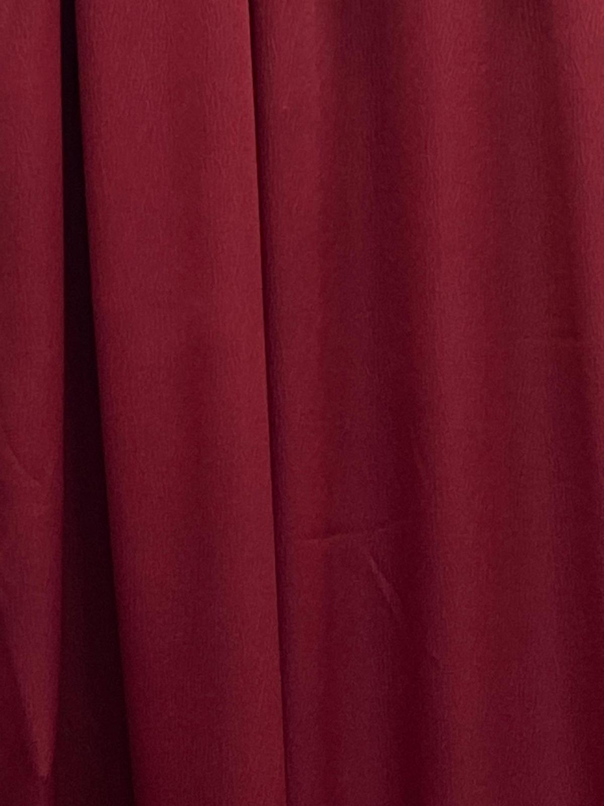 Close-up of a red fabric texture