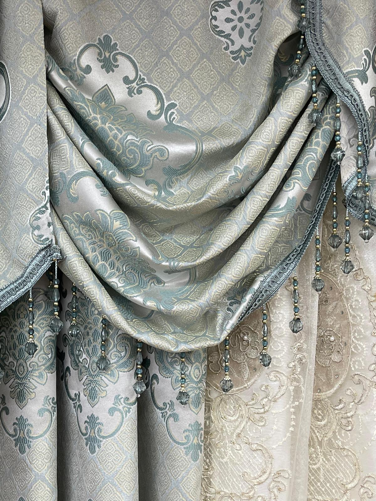 Luxury Living Room Curtain Set