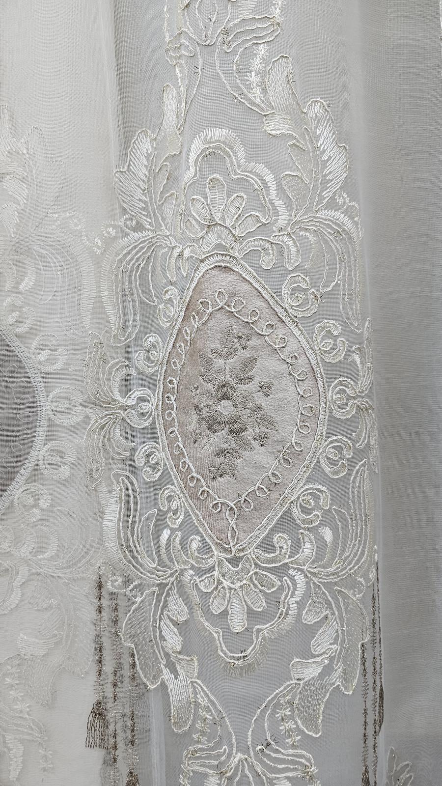 gold curtain fabric