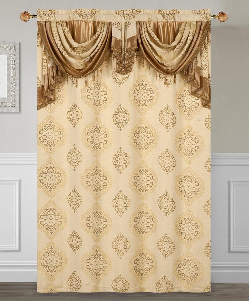 Gabriela Curtain with Attached Valance - Stylish Curtains