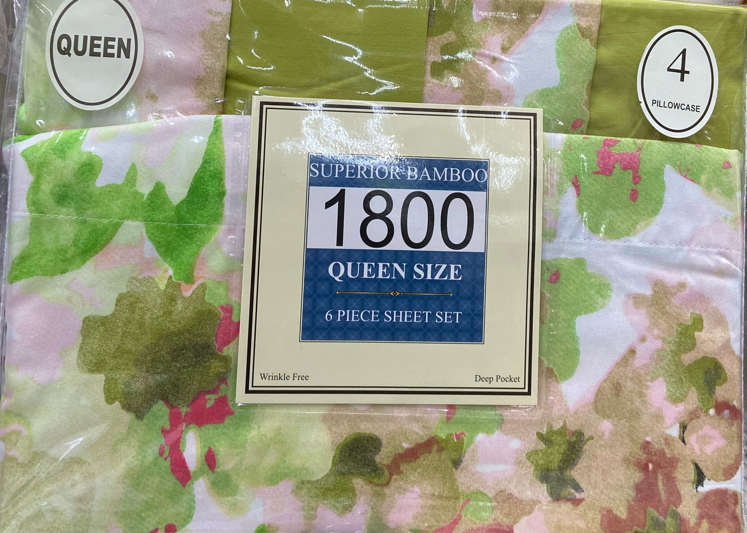 4/6 Pc Printed Sheet Set - Stylish Curtains