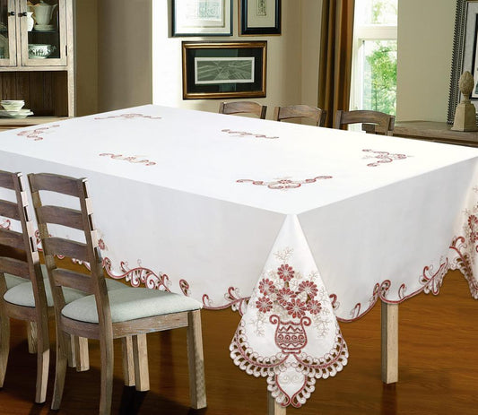 Camila Embroidered Tablecloth - Stylish Curtains