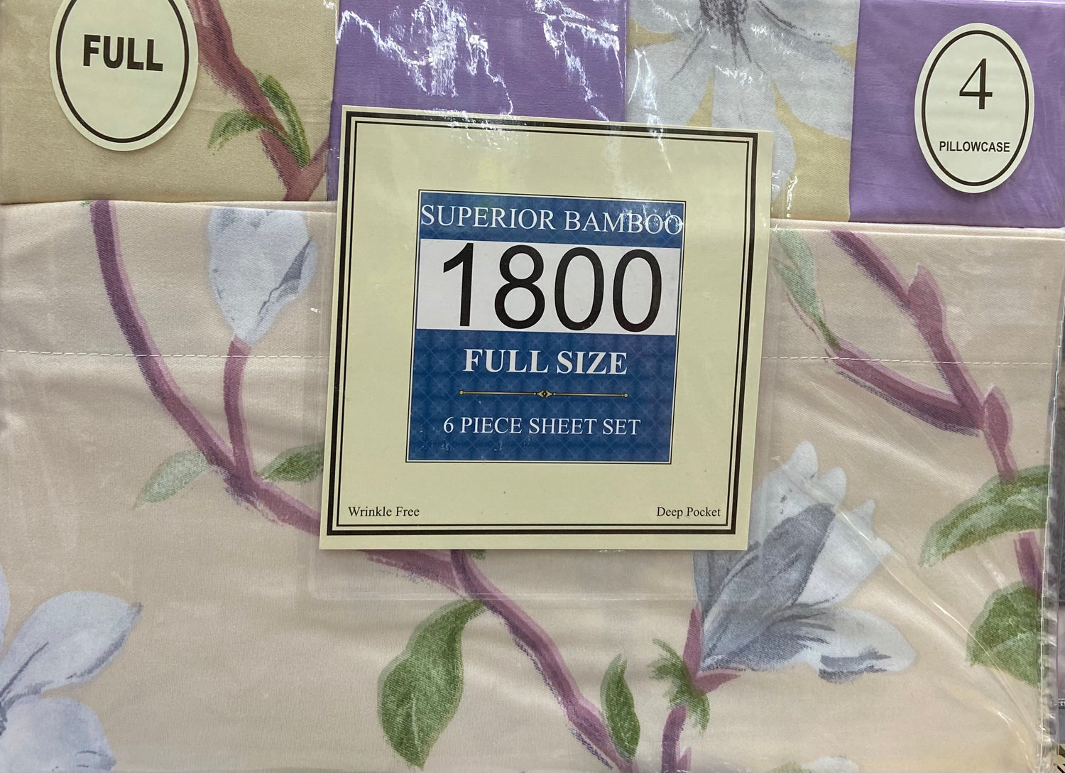 4/6 Pc Printed Sheet Set - Stylish Curtains